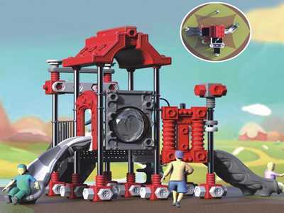 貴州積木總動員滑梯-1